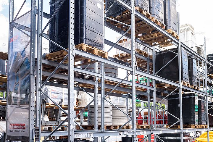 pallet racking, galvanized