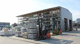 pallet racking warehouse, galvanized