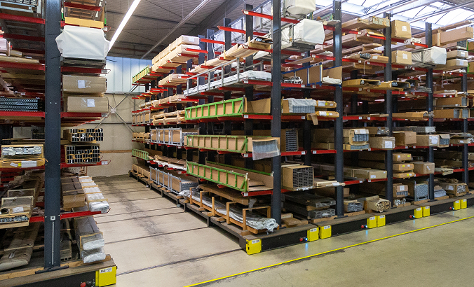 Regale die sich verschieben lassen